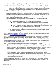 Form 3070OEE Request for Trades Education Course Approval - Wisconsin, Page 2