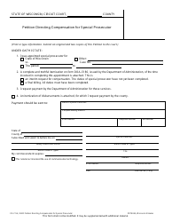 Document preview: Form CR-211A Petition Directing Compensation for Special Prosecutor - Wisconsin