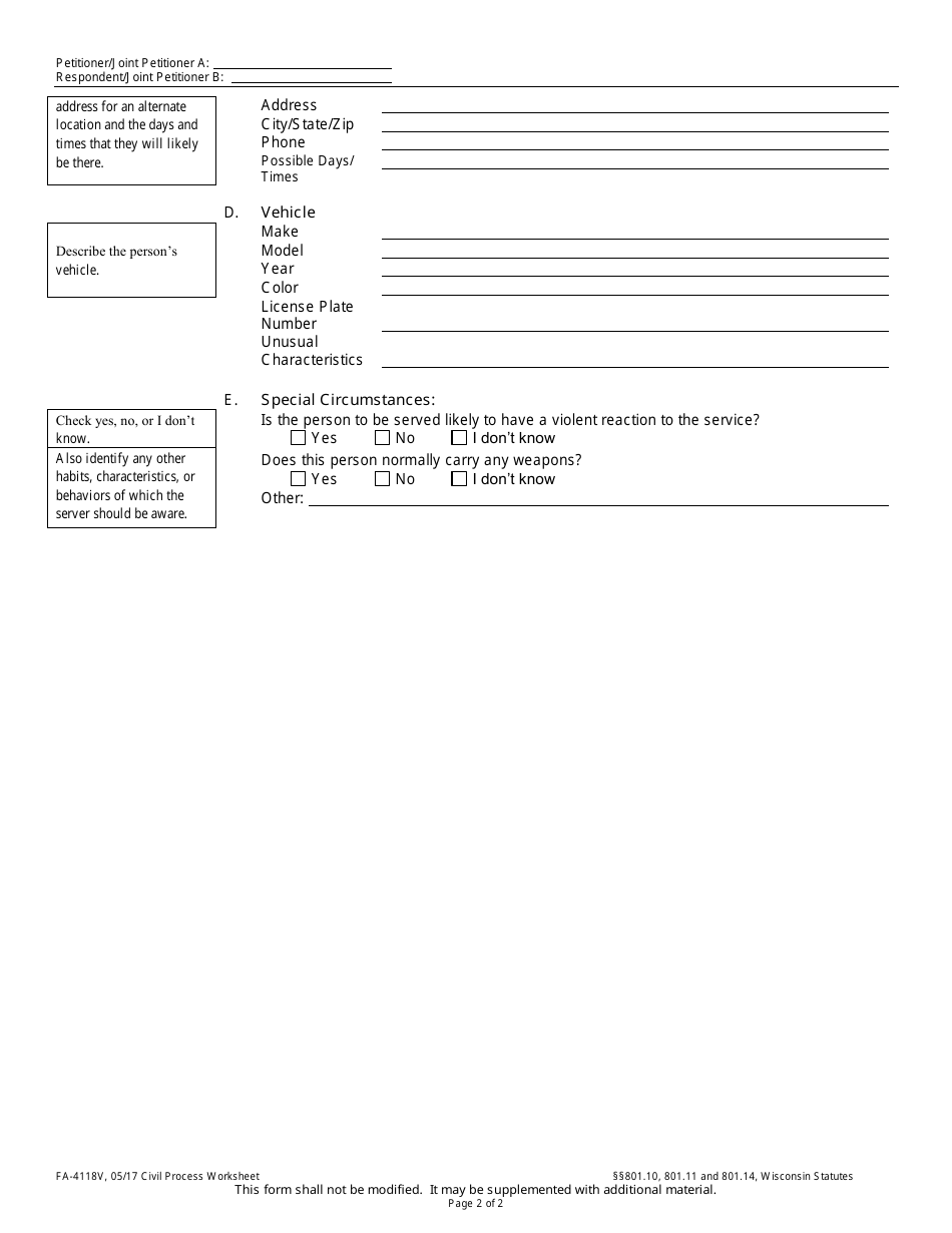 Form Fa-4118v - Fill Out, Sign Online And Download Printable Pdf 