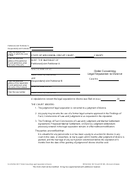 Document preview: Form FA-4162VB Order Converting Legal Separation to Divorce - Wisconsin