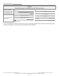 Form FA-4172VA Affidavit for Finding of Contempt - Wisconsin, Page 2