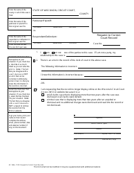 Document preview: Form GF-184A Request to Correct Court Record - Wisconsin