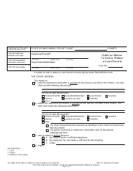Document preview: Form GF-246B Order on Motion to Seal or Redact a Court Record - Wisconsin