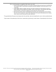 Form GN-3200 Letters of Guardianship of the Person Due to Incompetency (Adult Guardianship) - Wisconsin, Page 3