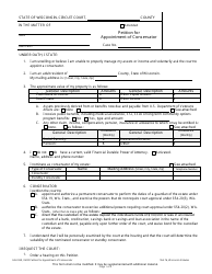 Document preview: Form GN-3350 Petition for Appointment of Conservator - Wisconsin
