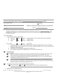 Document preview: Form GN-3380 Order on Petition for Appointment of Conservator - Wisconsin