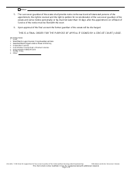 Form GN-3423 Order for Appointment of Successor Guardian of the Estate (Without Hearing) (Adult Guardianship) - Wisconsin, Page 2