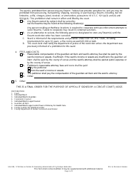 Form GN-4180 Order on Petition for Involuntary Administration of Psychotropic Medication (With Order for Protective Services) - Wisconsin, Page 3