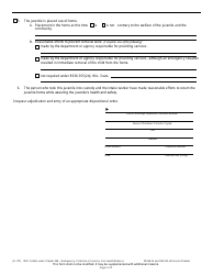 Form JD-1721 Petition Under Chapter 938 - Delinquency (Under Age 17)/Protection or Services (Under Age 18)/Civil Law/Ordinances (Under Age 16) - Wisconsin, Page 2