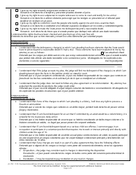 Form JD-1737 Plea Questionnaire/Waiver of Rights (Delinquency) - Wisconsin (English/Spanish), Page 2