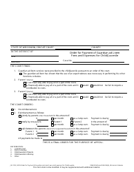 Document preview: Form JD-1782 Order for Payment of Guardian Ad Litem Fees and Expenses for Child/Juvenile - Wisconsin