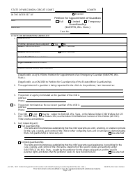 Document preview: Form JN-1501 Petition for Appointment of Guardian Full/Limited/Temporary Guardianship (48.9795 Wis. Stats.) - Wisconsin