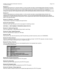 Instructions for Form F-01672 Prior Authorization/Preferred Drug List (Pa/Pdl) for Non-preferred Stimulants - Wisconsin, Page 3