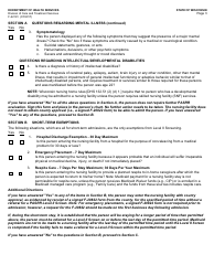 Form F-22191 Preadmission Screen and Resident Review (Pasrr) Level I Screen - Wisconsin, Page 3