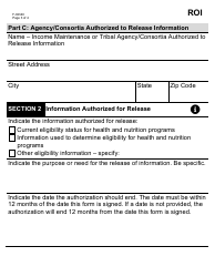 Form F-02340 Release of Confidential Information Authorization for Wisconsin Medicaid, Badgercare Plus, Foodshare, Family Planning Only Services, Seniorcare, and Caretaker Supplement (Large Print) - Wisconsin, Page 3