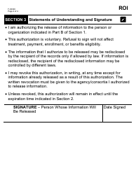 Form F-02340 Release of Confidential Information Authorization for Wisconsin Medicaid, Badgercare Plus, Foodshare, Family Planning Only Services, Seniorcare, and Caretaker Supplement (Large Print) - Wisconsin, Page 4