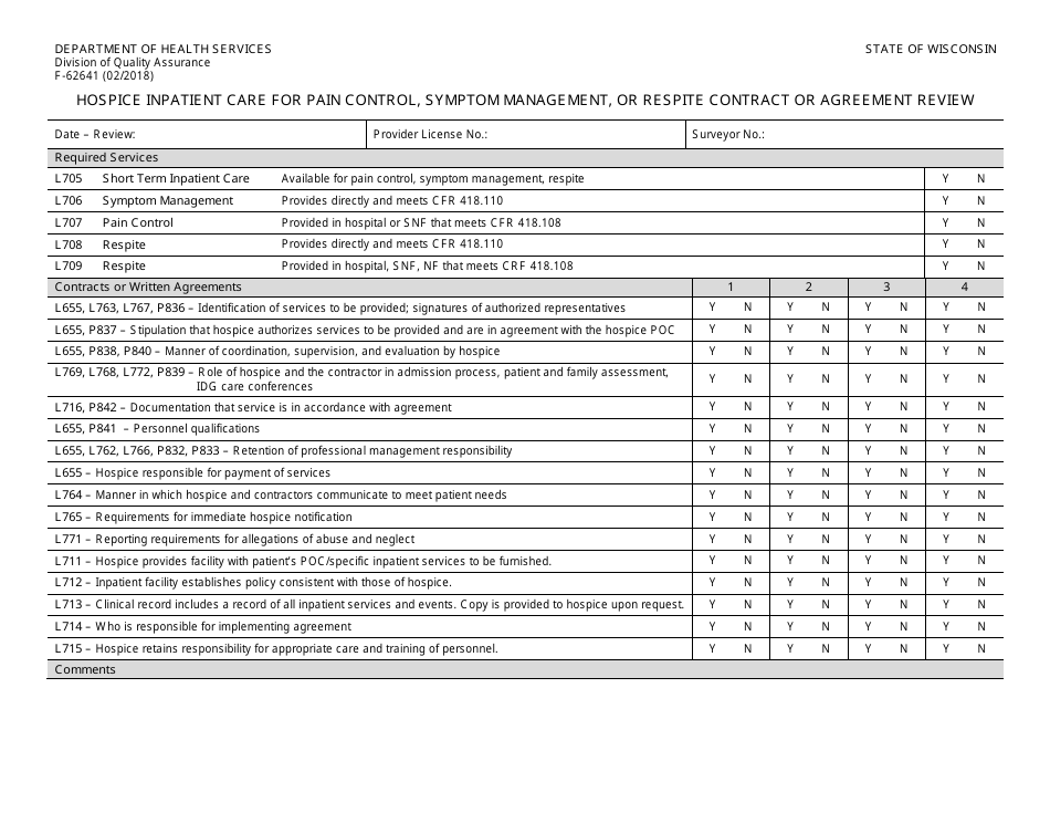 Form F-62641 - Fill Out, Sign Online and Download Printable PDF ...