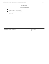 Form F-20818 Certification for Ssi-E Exceptional Expense Supplement - Wisconsin, Page 2