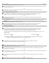 Form F-45017 Application for Radioactive Material License Authorizing the Use of Sealed Sources - Wisconsin, Page 3