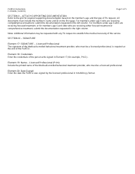 Instructions for Form F-01629 Prior Authorization/Behavioral Treatment Attachment (Pa/Bta) - Wisconsin, Page 5