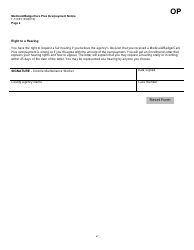 Form F-10093 Wisconsin Medicaid and Badgercare Plus Overpayment Notice - Wisconsin, Page 2