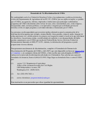 Formulario F-00330 Solicitud Para Reemplazo De Beneficios De Fooshare - Wisconsin (Spanish), Page 2