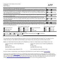 Form F-16019A Foodshare Wisconsin Registration - Wisconsin (Hmong), Page 2