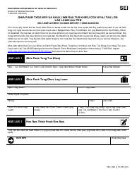 Document preview: Form F-00219 Self-employment Income Report: Farm Business - Wisconsin (Hmong)