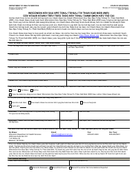 Document preview: Form F-02487 Wisconsin Immunization Registry (Wir) Record Release Authorization - Wisconsin (Hmong)