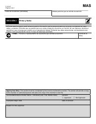 Formulario F-10127 Exencion Del Requisito De Trabajo Del Medicaid Purchase Plan - Wisconsin (Spanish), Page 2