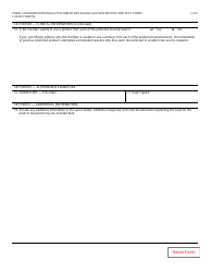 Form F-00239 Prior Authorization Drug Attachment for Blood Glucose Meters and Test Strips - Wisconsin, Page 2