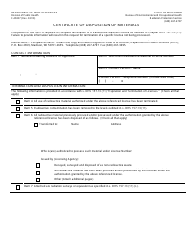 Form F-45007 Certificate of Disposition of Materials - Wisconsin