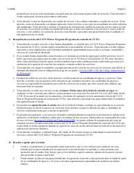 Formulario F-20985 Notificacion De Derechos Y Responsabilidades Del Participante - Wisconsin (Spanish), Page 2