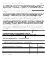 Form F-01186 Wisconsin Chronic Renal Disease Program Application - Wisconsin, Page 5