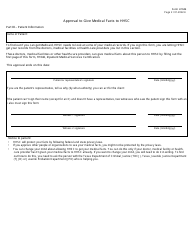 Form H1046 Inpatient Medical Services Certification - Texas, Page 2