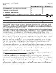 Form F-01188 Wisconsin Adult Cystic Fibrosis Program - Financial Need Statement - Wisconsin, Page 4