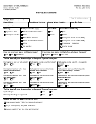 Form F-02436A Prep Questionnaire - Wisconsin