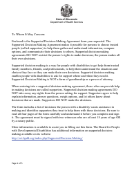 Document preview: Form F-02377 Supported Decision-Making Agreement - Wisconsin