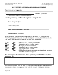 Form F-02377 Supported Decision-Making Agreement - Wisconsin, Page 6