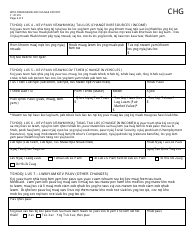 Form F-10137 Medicaid Change Report - Wisconsin (Hmong), Page 2
