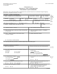 Document preview: Form F-01105 Prenatal Care Coordination Pregnancy Questionnaire - Wisconsin