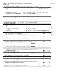 Form F-01105 Prenatal Care Coordination Pregnancy Questionnaire - Wisconsin, Page 2