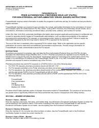Document preview: Instructions for Form F-11077 Prior Authorization/Preferred Drug List (Pa/Pdl) for Non-steroidal Anti-inflammatory Drugs (Nsaids) - Wisconsin