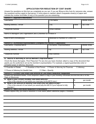 Form F-01827 Application for Reduction of Cost Share - Wisconsin, Page 2