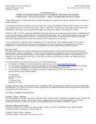 Instructions for Form F-02537 Forwardhealth Prior Authorization Drug Attachment for Non-preferred Stimulants, Related Agents - Wake Promoting - Wisconsin