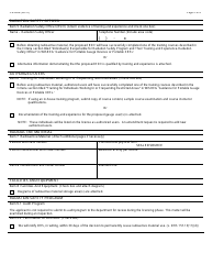 Form F-45006 Application for Radioactive Material License Authorizing the Use of Sealed Sources in Portable Gauges or Xrf Devices - Wisconsin, Page 2