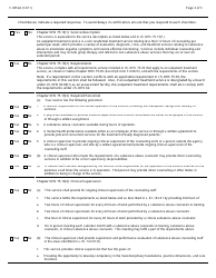 Form F-00544 Community Substance Abuse Service (Csas) Outpatient Treatment Service Initial Certification Application - Wisconsin, Page 2
