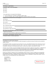 Form F-11014 Attachment PA/DA2 Prior Authorization/Dental Attachment - Oral Surgery, Orthodontic, and Fixed Prosthetic Services - Wisconsin, Page 2