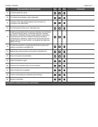 Form F-62494 Health Care Facility Construction Documentation Checklist - Wisconsin, Page 2
