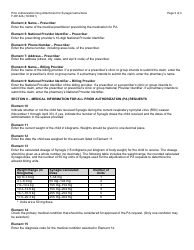 Instructions for Form F-00142 Prior Authorization Drug Attachment for Synagis - Wisconsin, Page 2